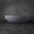 Vanity Art Chambery 65 in. Solid Surface Concrete Flatbottom Freestanding Bathtub in Grey