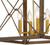 Vanity Art Farmhouse 4-Light Vintage Walnut Gold Cage Pendant Chandelier