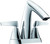 Alfi AB1003-PC Polished Chrome Two-Handle 4'' Centerset Bathroom Faucet