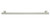 ALFI 17" Chrome Squared Towel Bar addition to the AB108 Bathroom Sink Basin - AB108TB