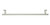 ALFI 17" Chrome Squared Towel Bar addition to the AB108 Bathroom Sink Basin - AB108TB