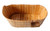 ALFI 59" Free Standing Cedar Wood Bathtub with Bench - AB1103