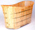 ALFI 63" Free Standing Cedar Wooden Bathtub - AB1105