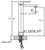 Alfi AB1129-BN Brushed Nickel Tall Square Single Lever Bathroom Faucet