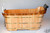 Alfi AB1148 59" Free Standing Wooden Bathtub with Chrome Tub Filler
