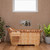 ALFI 59" Free Standing Wooden Bathtub with Chrome Tub Filler - AB1148