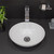 ALFI Brushed Nickel Tall Square Body Curved Spout Single Lever Bathroom Faucet - AB1158-BN