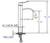 ALFI Brushed Nickel Tall Square Body Curved Spout Single Lever Bathroom Faucet - AB1158-BN