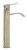 ALFI Brushed Nickel Tall Square Body Curved Spout Single Lever Bathroom Faucet - AB1158-BN