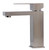 Alfi AB1229-BN Brushed Nickel Square Single Lever Bathroom Faucet