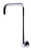 ALFI Polished Chrome 12" Round Raised Wall Mounted Shower Arm - AB12GRW-PC