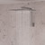 ALFI Polished Chrome 12" Square Raised Wall Mounted Shower Arm - AB12GSW-PC