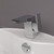 ALFI Polished Chrome Modern Single Hole Bathroom Faucet - AB1470-PC
