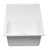 ALFI White 34" x 20" Single Bowl Granite Composite Kitchen Sink with Drainboard - AB1620DI-W