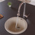 ALFI Biscuit 17" Drop-In Round Granite Composite Kitchen Bar / Prep Sink - AB1717DI-B
