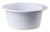Alfi AB1717DI-W White 17" Drop-In Round Granite Composite Kitchen Bar / Prep Sink