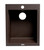 ALFI Chocolate 17" x 20" Drop-In Rectangular Granite Composite Kitchen Prep Sink - AB1720DI-C