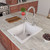 Alfi AB1720DI-W White 17" x 20" Drop-In Rectangular Granite Composite Kitchen Prep Sink