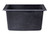 Alfi AB1720UM-BLA Black 17" X 20" Undermount Rectangular Granite Composite Kitchen Prep Sink