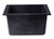 ALFI Black 17" X 20" Undermount Rectangular Granite Composite Kitchen Prep Sink - AB1720UM-BLA