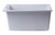 ALFI White 17" X 20" Undermount Rectangular Granite Composite Kitchen Prep Sink - AB1720UM-W
