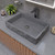 ALFI Brushed Nickel Tall Single Hole Modern Single Handle Bathroom Faucet - AB1778-BN