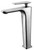 ALFI Brushed Nickel Tall Single Hole Modern Single Handle Bathroom Faucet - AB1778-BN