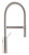 ALFI Brushed Nickel Gooseneck Single Handle Spring Spout Pullout Kitchen Faucet - AB2015
