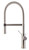 ALFI Brushed Nickel Gooseneck Single Handle Spring Spout Pullout Kitchen Faucet - AB2015