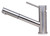 Alfi AB2025-BSS Solid Brushed Stainless Steel Pull Out Single Hole Kitchen Faucet