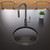 ALFI Solid Brushed Stainless Steel Single Hole Pull Down Kitchen Faucet - AB2028-BSS