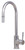 ALFI Solid Brushed Stainless Steel Single Hole Pull Down Kitchen Faucet - AB2028-BSS