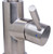 ALFI Solid Brushed Stainless Steel Single Hole Pull Down Kitchen Faucet - AB2028-BSS