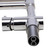 ALFI Solid Polished Stainless Steel Retractable Spout Single Hole Kitchen Faucet - AB2038-PSS