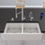 ALFI Solid Stainless Steel Commercial Pullout Spray Spring Spout Kitchen Faucet - AB2039