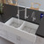 ALFI Solid Stainless Steel Commercial Pullout Spray Spring Spout Kitchen Faucet - AB2039
