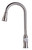 Alfi AB2043-BSS Traditional Solid Brushed Stainless Steel Pull Down Kitchen Faucet