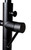 ALFI Black Matte Single Lever Floor Mounted Tub Filler Faucet Mixer w Hand Held Shower Head - AB2534-BM