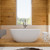 ALFI Polished Chrome Single Lever Floor Mounted Tub Filler Faucet Mixer w Hand Held Shower Head - AB2180-PC