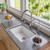 ALFI 23" x 17" White Fireclay Undermount Kitchen Sink - AB2317