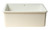 ALFI 23" x 17" White Fireclay Undermount Kitchen Sink - AB2317