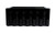 ALFI 24" x 18" Black Gloss Reversible Smooth / Fluted Single Bowl Fireclay Farmhouse Sink - AB2418HS-BG