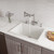 ALFI 24" x 18" White Undermount or Drop In Fireclay Kitchen Sink - AB2418UD-W