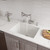 ALFI 24" x 18" White Undermount or Drop In Fireclay Kitchen Sink - AB2418UD-W