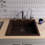 Alfi AB2420DI-C Chocolate 24" x 20" Drop-In Single Bowl Granite Composite Kitchen Sink