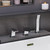 Alfi AB2464-PC Polished Chrome Deck Mounted Single Handle Tub Filler Faucet & Hand Shower