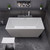 Alfi AB2464-PC Polished Chrome Deck Mounted Single Handle Tub Filler Faucet & Hand Shower