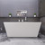 Alfi AB2464-PC Polished Chrome Deck Mounted Single Handle Tub Filler Faucet & Hand Shower