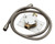 ALFI Brushed Nickel Single Hole Floor Mounted Tub Filler Faucet and Hand Shower - AB2475-BN