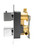 ALFI Polished Chrome Square Knob 1 Way Thermostatic Shower Mixer Faucet - AB2601-PC